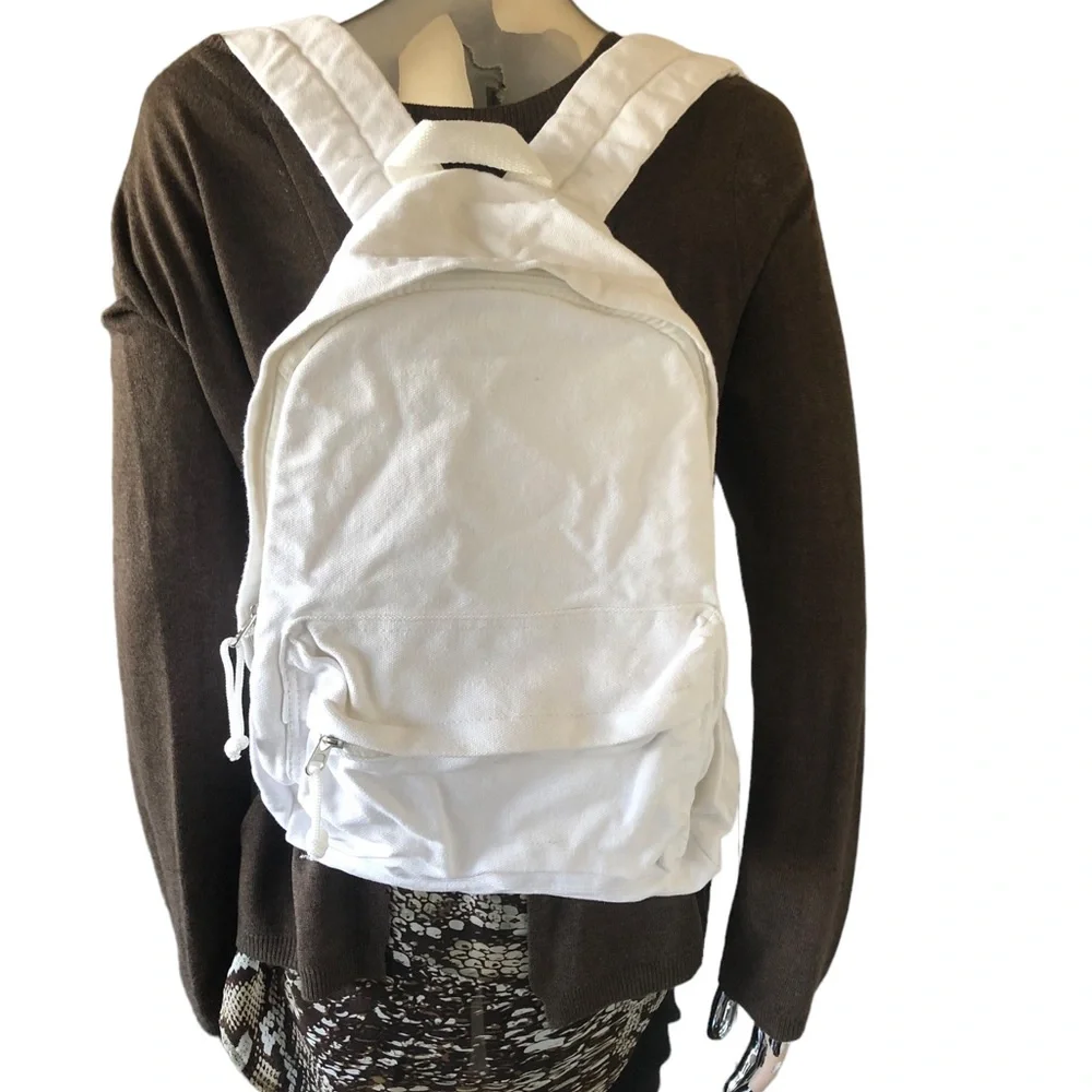 Stylish White Women's Backpack